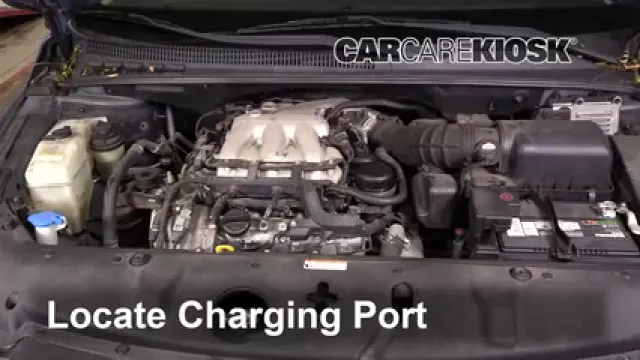 2008 Hyundai Entourage GLS 3.8L V6 Air Conditioner Recharge Freon